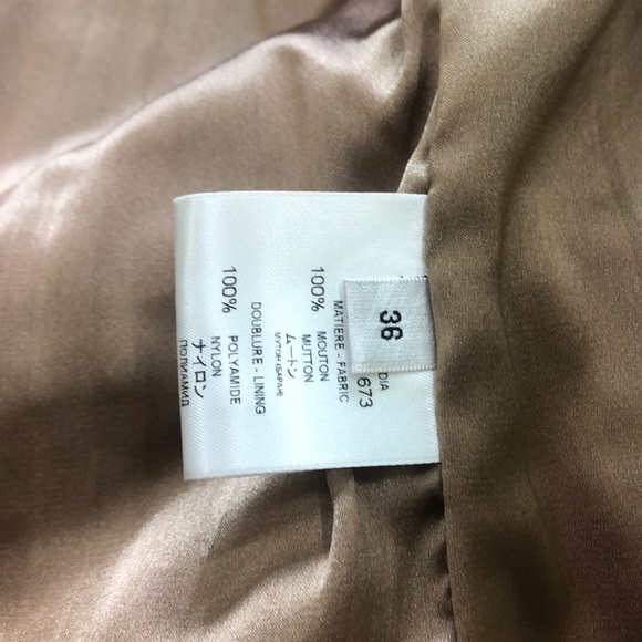 Givenchy Paris Lambskin Taupe Leather Jacket - Picture 6 of 7